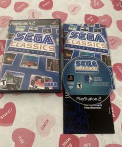 Sega Classics Collection (Sony PlayStation 2, 2005) With Registration Card