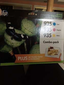 HP 935 ink cartridges-never used-sealed and typically $42-$50