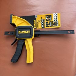 New Dewalt 6 Inch Large Steel Bar Trigger Clamp – 300 Pounds