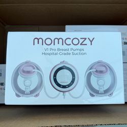 Momcozy Breast Pump V1 Pro Hospital-Grade, Hands-Free & Portable Wearable Pump,