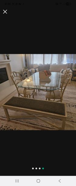 Dining Table Set, with Bench