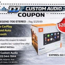 JBL Legend700 Touchscreen Car Stereo Double Din Wireless Apple Carplay Android Auto Bluetooth Am Fm Radio 🚨 Payment Options Available 🚨 No Credit Ne