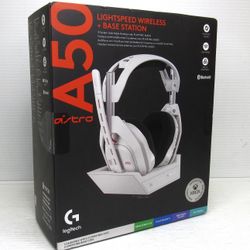 Logitech Astro A50 LIGHTSPEED Wireless Gaming Headset + Base Station White NEW