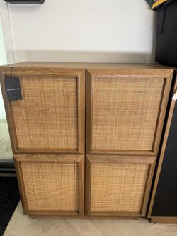 Nevada Rattan Bar Cabinet coco republic