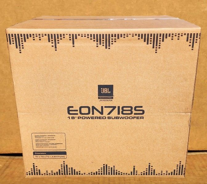 JBL EON 718S Series Powered Subwoofer 18" 1500 Watts Active Bass Cabinet EON718S 🚨 Payment Options Available 🚨 No Credit Needed 🚨