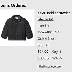 Colombian jacket 3T