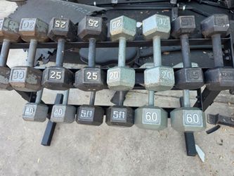 15-60 pound dumbbell set