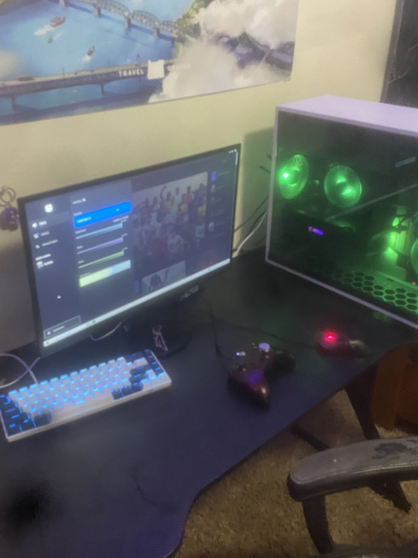 PC gaming setup for sale.