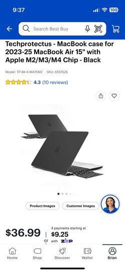 MacBook case for 2023 through 2025, MacBook Air 15 inch