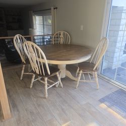 Table And 4 Chairs