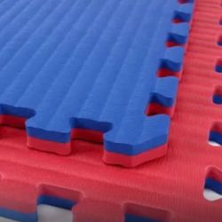 Tatami Gym 1/2'' Foam Tiles Flooringinc Color: Blue/Red