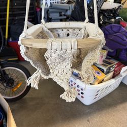 Macrame Baby Swing