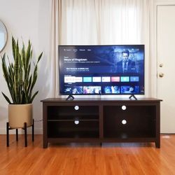 Smart TV + TV Stand Set: Excellent Condition TCL 50" Class 4-Series LED 4K UHD Smart Google