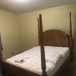 Oak Dresser And Bed Frame