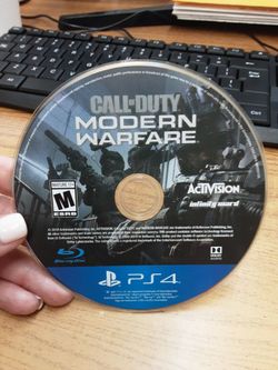 Call of Duty Modern Warfare Sony PlayStation 4 PS4 Video Game