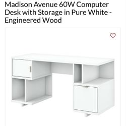 White Desk-Brand New