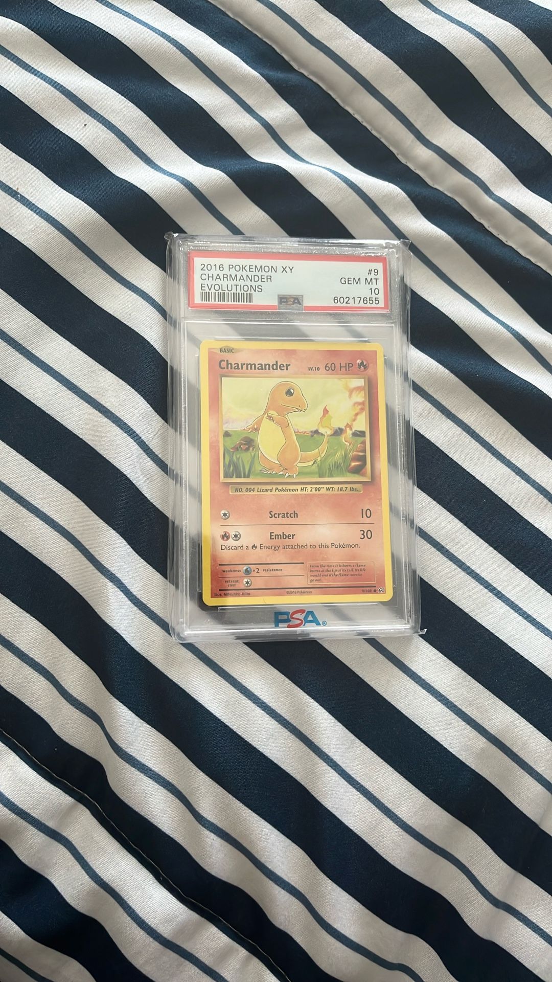 MINT 10 PSA Charmander XY evolutions