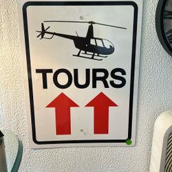 Helicopter Sign