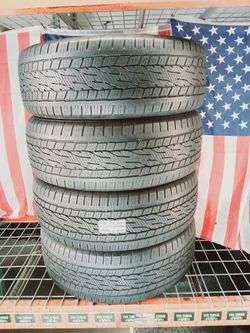 ✔️ Set of 4 Used Tires P275/55R20 CONTINENTAL CROSSCONTACT LX SPORT ALL SEASON 275 55 20