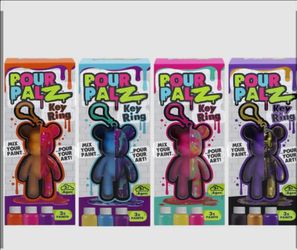 Pour Palz Key Ring Paint Kit