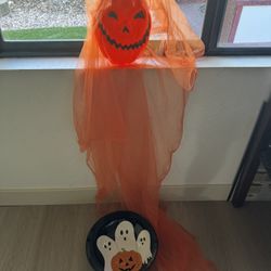 Halloween Decor And Bowl