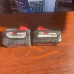 Milwaukee batteries 18 V