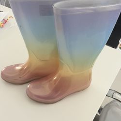 Rain Boots From Target Cat & Jack Brand Size 13