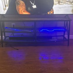 Tv Stand With LED Lights 