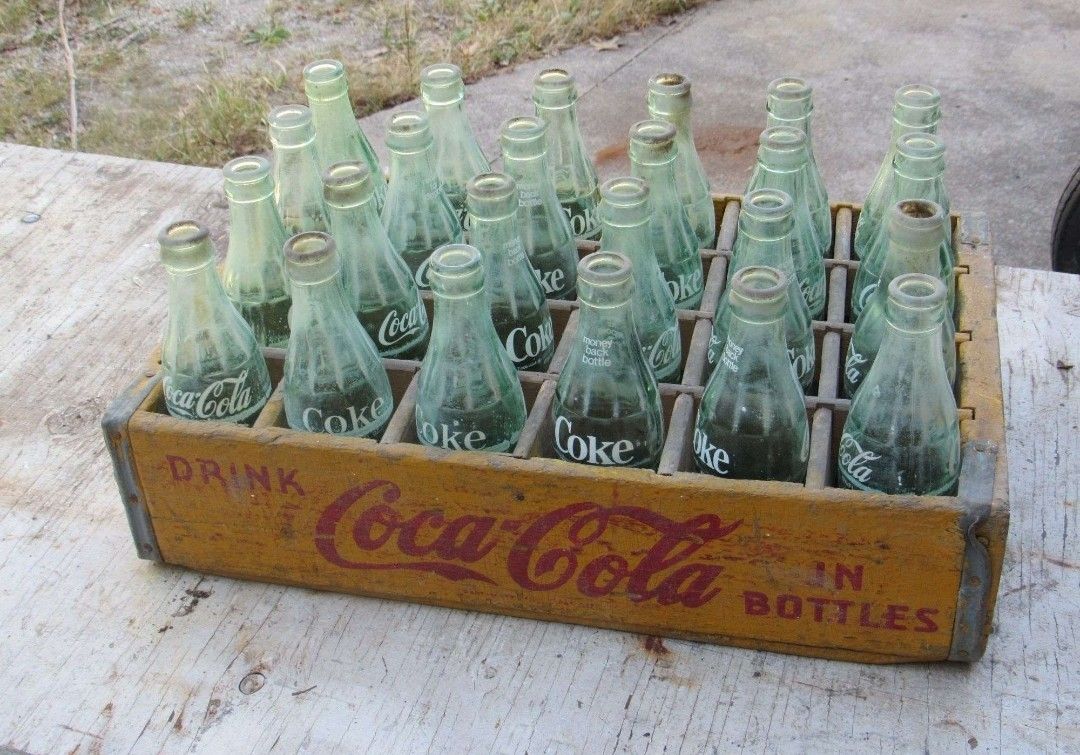 Coca Cola Crate With Bottles