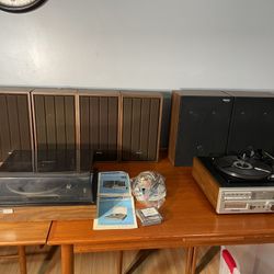 Considering All offers Panasonic Turntable Stereo System 8 Track Speakers