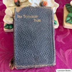 Ca 1903 The New Testament and Psalms, Oxford Ruby 32mos, Small Antique Bible
