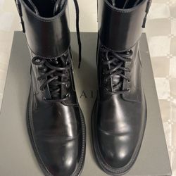All SAINTS black Combat Boots 