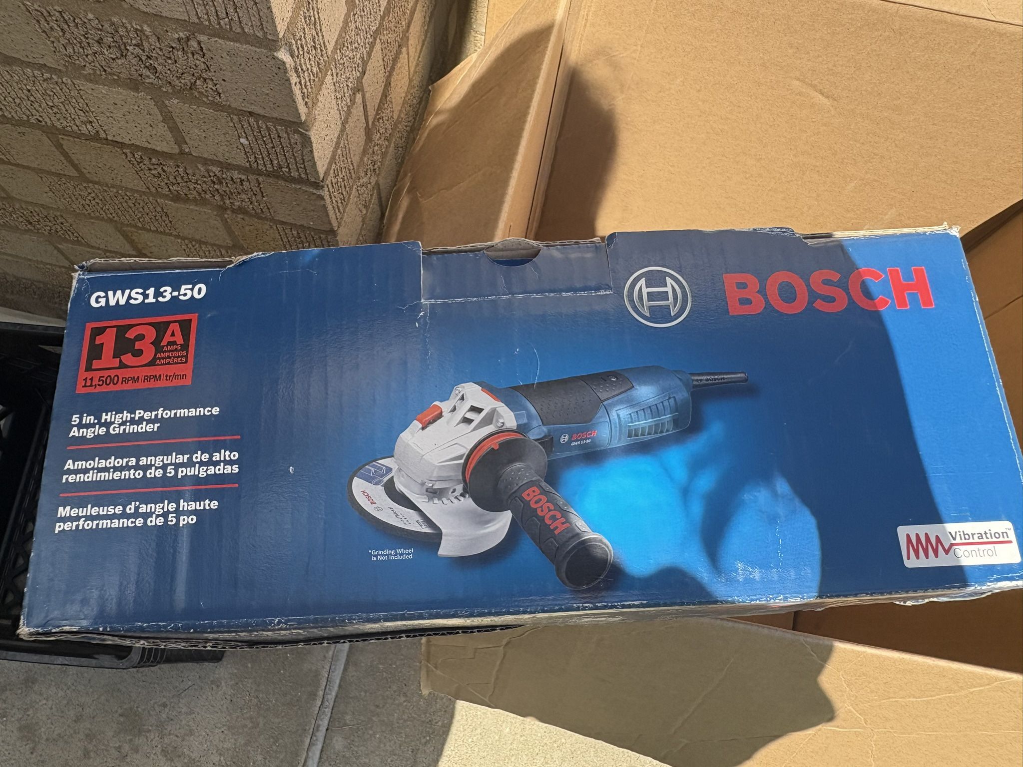 Bosch GWS13-50 5-in. High-Performance Angle Grinder