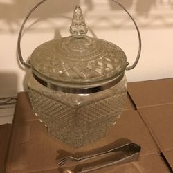 Ice Bucket W/ Tongs