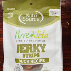 Nutri Source brand New Jerky stripes Duck
