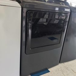 New GE
Profile 7.4 cu. ft. Smart Gas Dryer in Diamond Gray with Steam, Sanitize Cycle and Sensor Dry