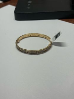 Cartier style 18KT bangle