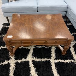 Ornate Pattern Top Coffee Table