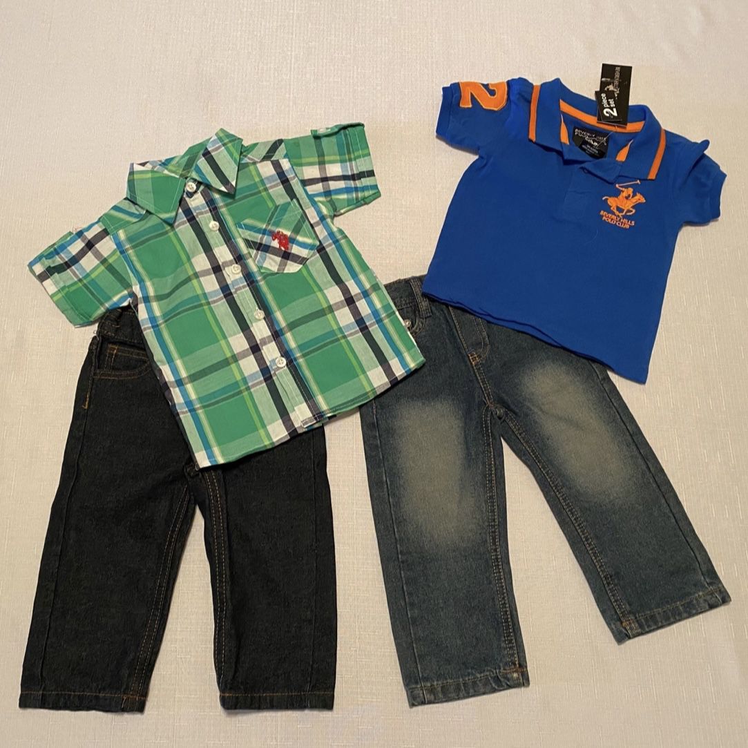 2 Outfits for Boys 12M