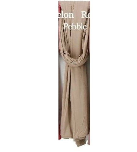 Womens Pebble Color Premium Jersey Hijab