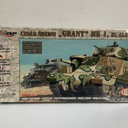 Mirage Hobby ~ Grant Mk I El Alamein Tank ~ 1/72 Scale Model Kit 72804 ~ SEALED