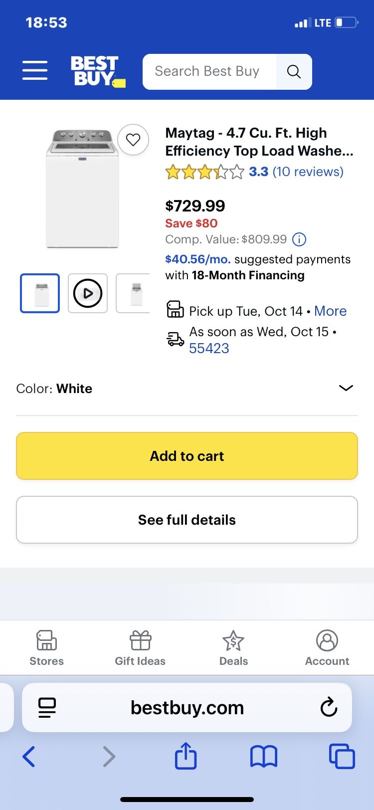 Washer Maytag