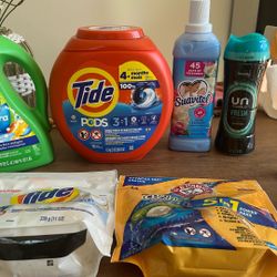 Large Laundry Bundle – Tide Pods, Gain, Downy, Arm & Hammer 