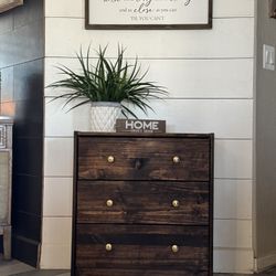 Rustic Solid Wood Entry Cabinet or Small Dresser