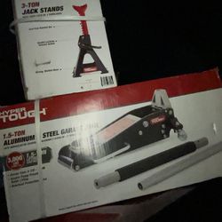 Aluminum Jack And Set Of Jack Stands