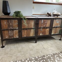 Beautiful Industrial Sideboard 