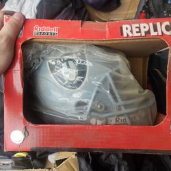 Replica Raiders Helmet And Raiders Sweatshirt 
