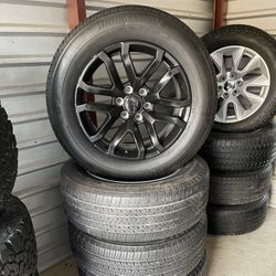 20” Bridgestone 275/60R20 Chevrolet, GMC and Dodge Ram 1500 Tires and Wheels Rims 