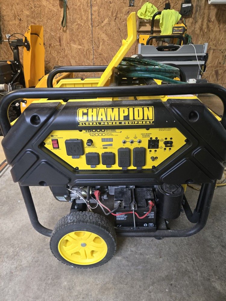 Champion 15,000W Gas Generator – Electric Start – Brand New