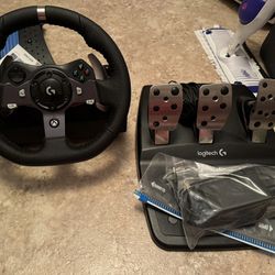Logitech Wheel And Pedals For PlayStation